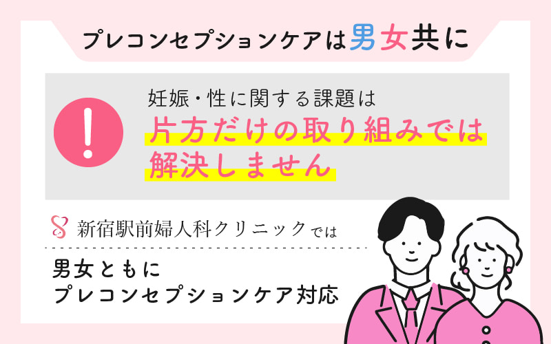 妊娠・性に関する課題は片方だけの取り組みでは解決しない